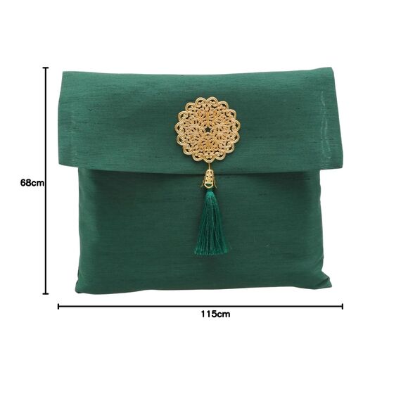 Prien Muslimischer Gebetsteppich Mit Gebetsperlen Für Frauen Männer, Geschenke Bayram, Ramadan, Teppich Beten Islam, Gebetsteppich Set, Islamische Gebetsmatte, Seccade Namaz, Muslim Mat (Smaragd)