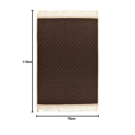 Greatfool Muslimischer Gebetsteppich - Dick und Bequem für Damen und Herren - Islam - Beige