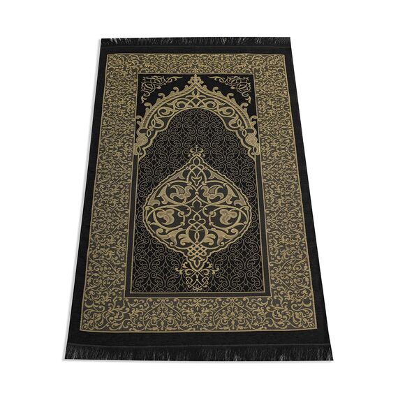 Alban Muslimischer Gebetsteppich mit Gebetsperlen, Gebetsteppich, Gebetsteppich, mattierter Islam, islamischer Gebetsteppich, Reise-Gebetsteppich, tasbih Gebetsperlen, islamische Geschenke, 99
