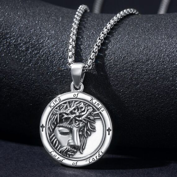 ROMANTICWORK Allah Kette 925 Sterling Silber Islam Kette Muslimische Halskette Arabische Allah Anhänger Islamischer Schmuck Geschenke für Männer Herren Damen
