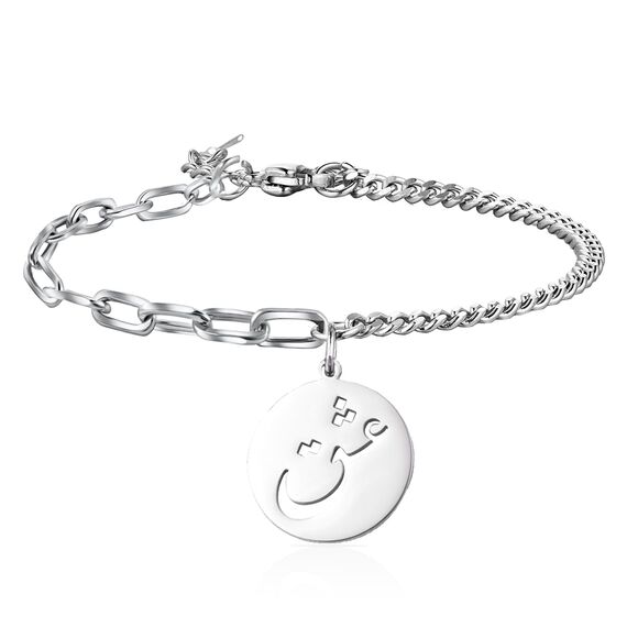 VASSAGO Islamische Armband Allah Arabische Armreif Armbänder für Frauen Männer Islam Muslimische Arabische Kalligraphie Link Armband Islam Eid Islamische Arabische Geschenk Schmuck