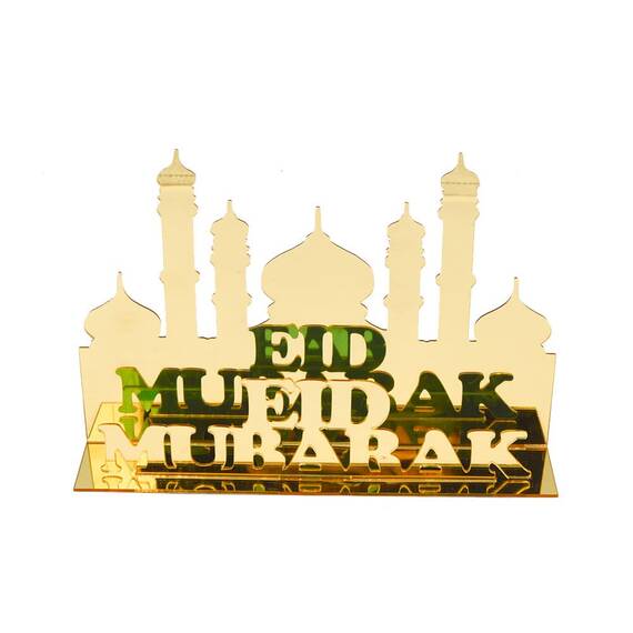 Acryl EID Mubarak Dekor Ramadan Dekoration Eid Mubarak islamischer muslimischer Anhänger Eid Al Adha Party Supplies Ramadan Kareem Geschenke (Style 10)