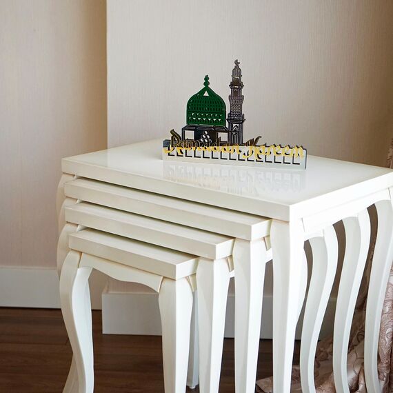 iwa concept Ramadan Kareem Masjid An-Nabawi Islamische Tischdekoration | Eid Mubarak | Ramadan Mubarak | Ramadan Dekoration | Islamische Tischdekoration | Islamische Wandkunst