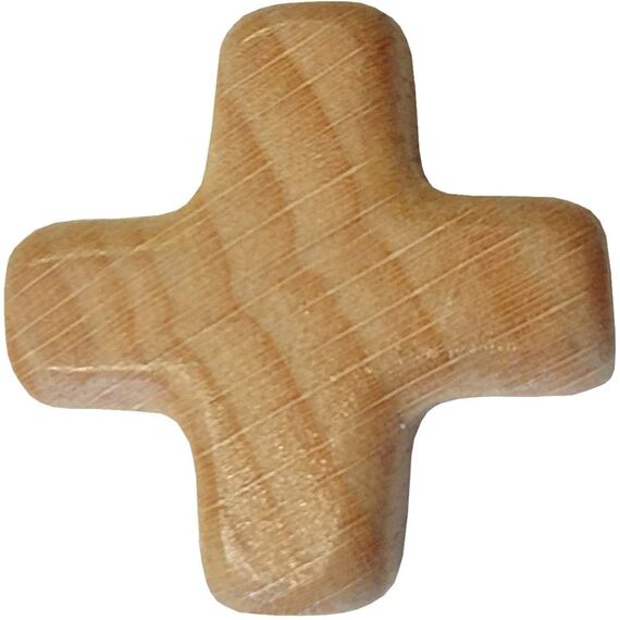 Holzkreuz - Du bist nicht allein: Kleines Holzkreuz im Beutel