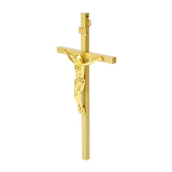VINETEN Kruzifix-Wandkreuz | schlanke katholische Kreuze aus Metall | Kreuz-Wanddekoration für Ihr Zuhause – 20,3 cm