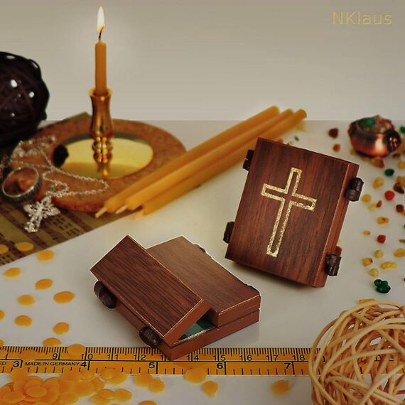 NKlaus - Gottesmutter Zhirovizkaja - christliche Ikone Triptychon - Zhirovickaja Bogorodicy - reise Altar Holz 36164
