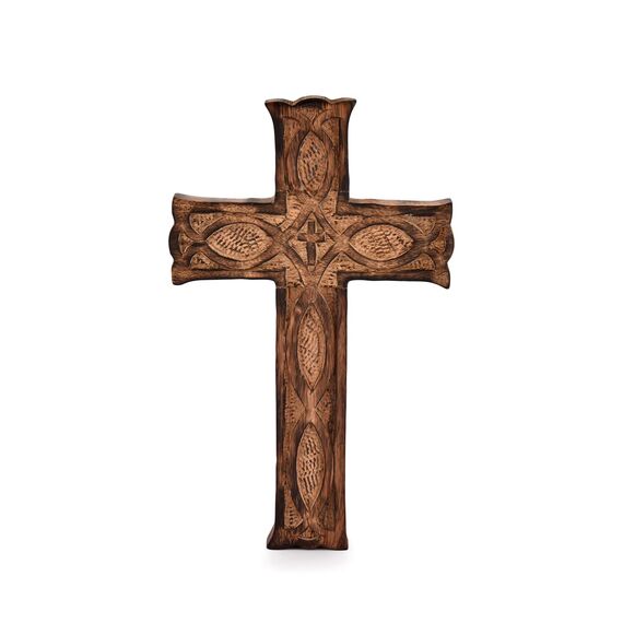 Nirvana Class Handgefertigtes Wandkreuz aus Holz für Kirche, Heim, Raumdekoration