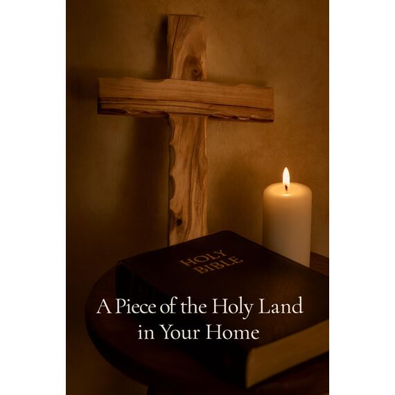 Zuluf Wall Hanging Wooden Cross 16cm Olive Wood Wall Cross Easter Gift (Ow-Crs-052) by
