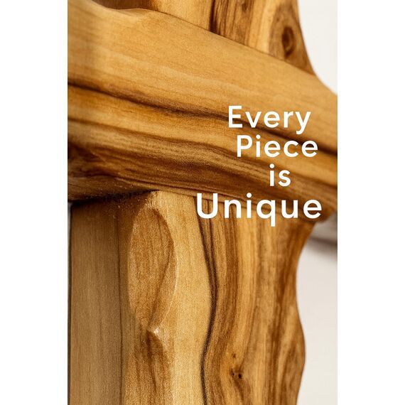 Zuluf Wall Hanging Wooden Cross 16cm Olive Wood Wall Cross Easter Gift (Ow-Crs-052) by