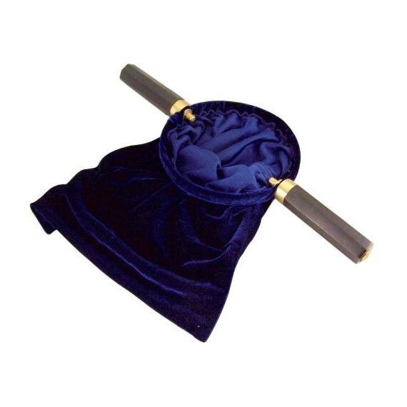 Trinity Königsblaue Filztasche mit Holzgriffen