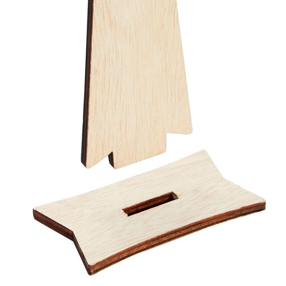 Bright Creations Holzkreuz, stehend, 18 cm, Hellbraun, 12 Stück
