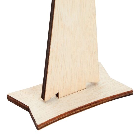 Bright Creations Holzkreuz, stehend, 18 cm, Hellbraun, 12 Stück