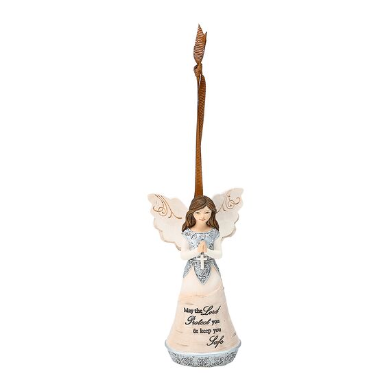 Pavilion Gift Company 82340 Elements Irish Blessings Engelsfigur, 16,5 cm, silberfarben