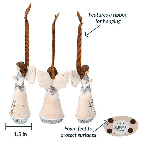 Pavilion Gift Company 82340 Elements Irish Blessings Engelsfigur, 16,5 cm, silberfarben