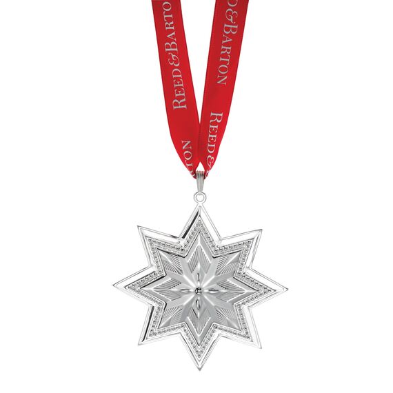 Reed and Barton 2022 Jahresstern-Ornament, 0,30, metallisch