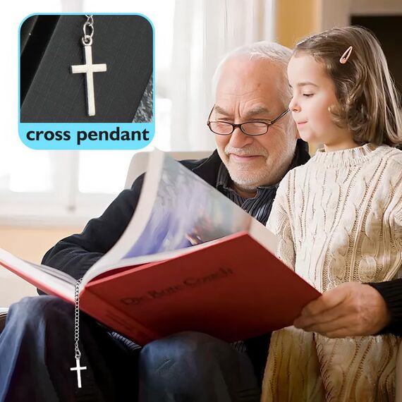 Christian Lesezeichen mit Bibelvers und Kreuz Anhänger Inspirierendes Lesezeichen Christliche Geschenke Christian Lesezeichen Inspirierende Geschenke Mit Geschenkbox für Frauen Männer(SIZE:lass)