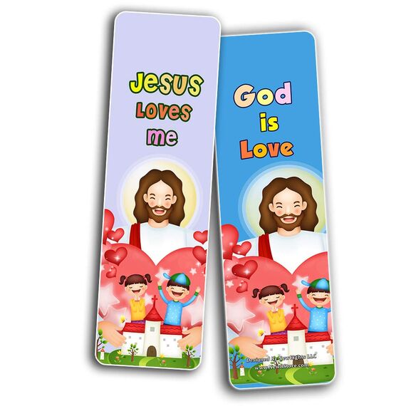 Christian Faith Lesezeichen für Kinder (12 Stück) – Sammlung von Bibelversen zur Verbesserung des Glaubens perfekt für die Kinder