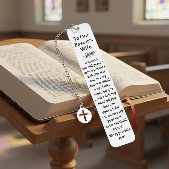 Pastors Wife Appreciation Gifts Pastor Bookmark Gifts for Women Men First Lady Gifts Christmas Birthday Gift for Preachers Wife Ministers Wife Christian Stocking Stuffers for Pastor Church Gifts