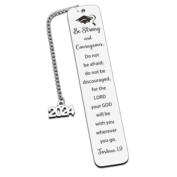 College Graduation Gifts for Her Him Inspirational Bible Bookmark Christian Gifts for Women Men Senior Year Grade Gifts 2023 Graduation Gifts for Boys Girls Daughter Son Best Friends Book Lovers Gifts