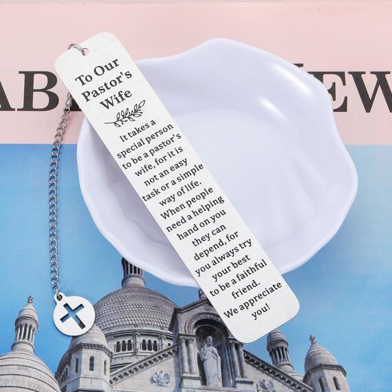 Pastors Wife Appreciation Gifts Pastor Bookmark Gifts for Women Men First Lady Gifts Christmas Birthday Gift for Preachers Wife Ministers Wife Christian Stocking Stuffers for Pastor Church Gifts
