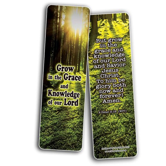 Everything You Need for Growth Bibel-Lesezeichen (12er-Pack) – Kollektion Motivational of Bibelvers on Christian Development