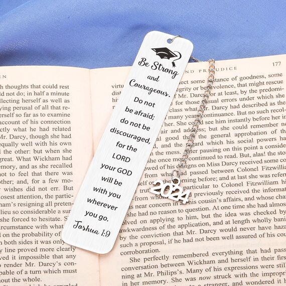 College Graduation Gifts for Her Him Inspirational Bible Bookmark Christian Gifts for Women Men Senior Year Grade Gifts 2023 Graduation Gifts for Boys Girls Daughter Son Best Friends Book Lovers Gifts