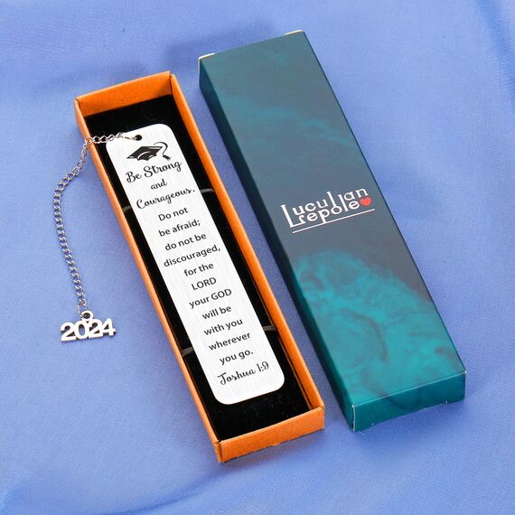 College Graduation Gifts for Her Him Inspirational Bible Bookmark Christian Gifts for Women Men Senior Year Grade Gifts 2023 Graduation Gifts for Boys Girls Daughter Son Best Friends Book Lovers Gifts