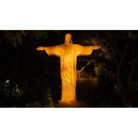 Xdorra Jesus Christus 3D Lichter 7 Farben Schreibtisch LED Stimmungslichter Geschenk für christliche Geburtstagsfeier Geschenke
