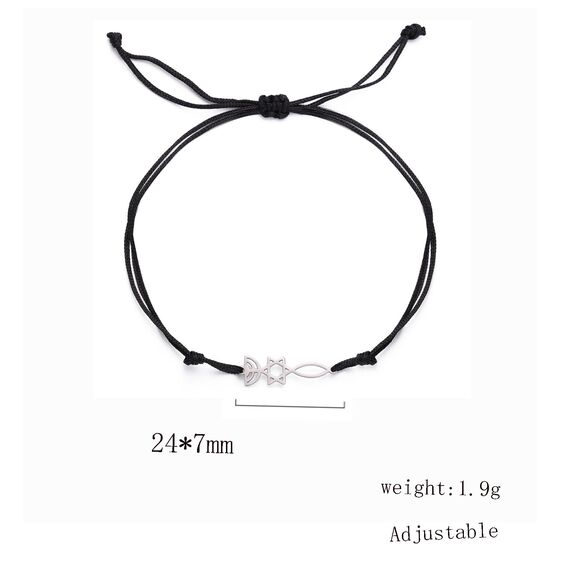 UNIFT Davidstern-Kerzenständer-Armband für Damen Edelstahl Retro Israel Kerzenständer Davidstern-Armbänder Chanukka-Schmuck, Edelstahl