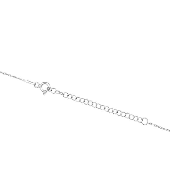 MYSTIC JEWELS By Dalia – Halskette mit Davidstern (Magen David) aus 925er Sterlingsilber mit blauem bösen Blick aus Kristall in der Mitte (klein)
