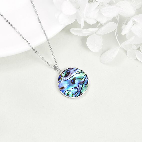 YFN Baum des Lebens Halskette Sterling Silber Frieden Anhänger Schmuck Friedenszeichen Geschenke für Damen Herren