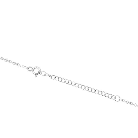 MYSTIC JEWELS By Dalia – Halskette mit Davidstern (Magen David) aus 925er Sterlingsilber mit blauem bösen Blick aus Kristall in der Mitte (groß)