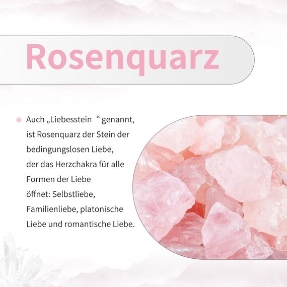 KYEYGWO Unisex Davidstern-Anhänger mit Verstellbar Nylonseil, Rosenquarz David Stern Halskette Hexagramm Edelstein Kettenanhänger Reiki Schmuck für Amulett, Heilung, Religiöser