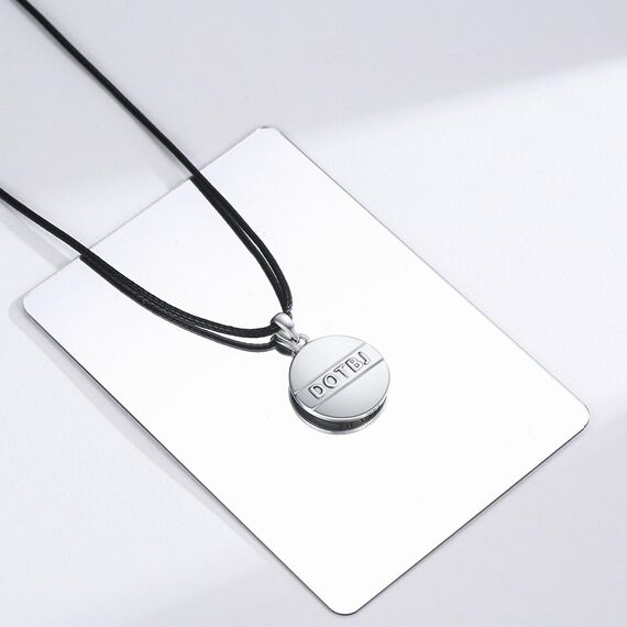 DOTBJ 925 Sterling Silber Erzengel Michael Anhänger Kette mit mit Lederkette 45.72cm