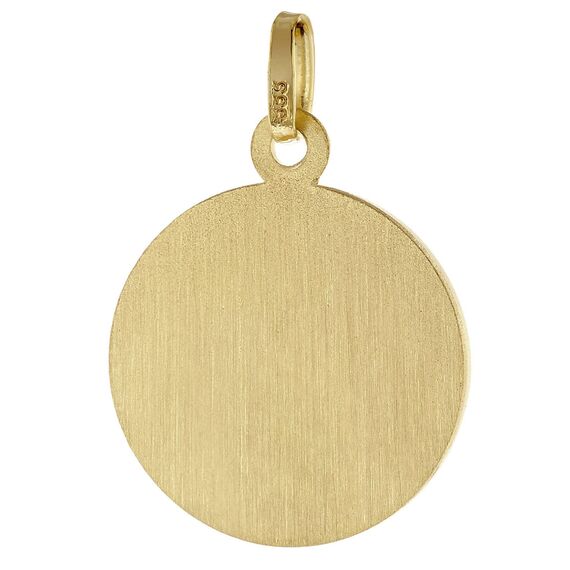 trendor Erzengel Raphael Anhänger Gold 333 an goldplattierter Kette elegantes Schmuckstück für Damen und Herren, zauberhafte Geschenkidee, 41432-45 45 cm