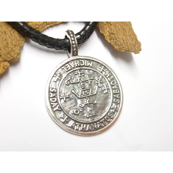 Silberschmuck - BG Anhänger Erzengel Michael aus 925 Sterlingsilber – Schutzsymbol Kettenanhänger, massiv gearbeitet, Unisex Schmuck, Geschenk