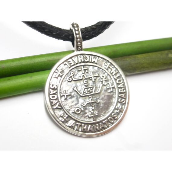 Silberschmuck - BG Anhänger Erzengel Michael aus 925 Sterlingsilber – Schutzsymbol Kettenanhänger, massiv gearbeitet, Unisex Schmuck, Geschenk