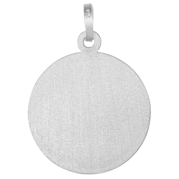 trendor Halskette mit Erzengel Raphael Anhänger Ø 16 mm 925 Silber zauberhaftes Schmuckstück für Damen und Herren, wunderschöne Geschenkidee, 41465-50 50 cm