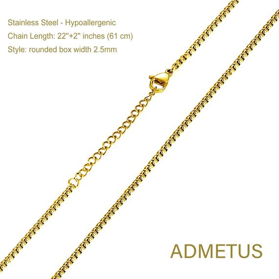 ADMETUS Gold Heiliger Sebastian Anhänger 925 Sterling Silber Heiliger Sebastianus Medaille Halskette Schutz Schmuck Religiöse Geschenk für Herren