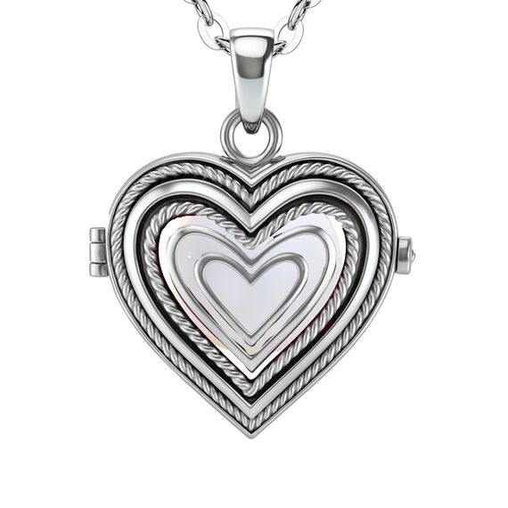 Only faith Halskette mit Engelsrufer, schwangere Frau, Erzengel, versilbert, Geschenk für werdende Mütter, Pequeño, Edelstahl, Kein Edelstein