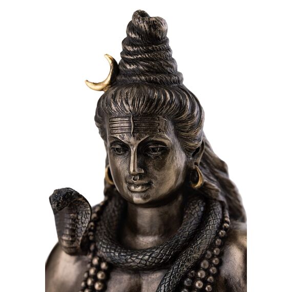 Top Collection Shiva in Padmasana Lotus Pose Hindu Statue Figur Figur Buddha