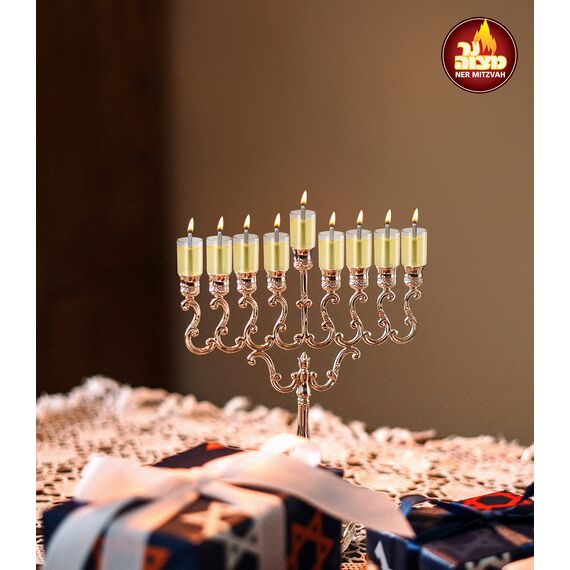 Ner Mitzvah Chanukah Menorah Oil Cups - Oil Insert Cups for Menorahs - #13 (9 Pack)