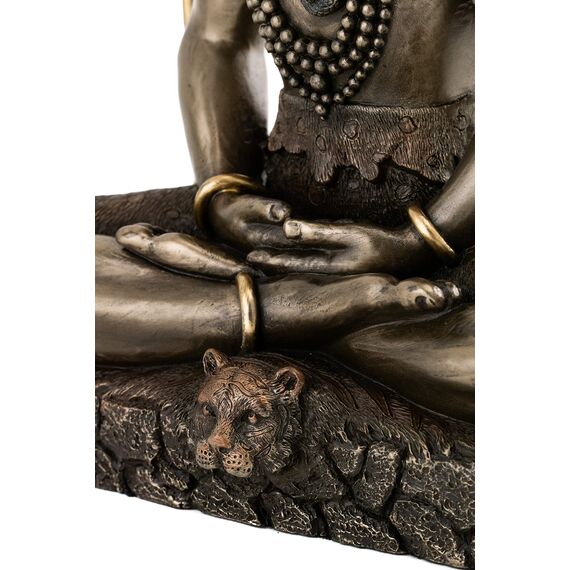 Top Collection Shiva in Padmasana Lotus Pose Hindu Statue Figur Figur Buddha