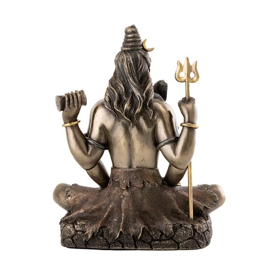 Top Collection Shiva in Padmasana Lotus Pose Hindu Statue Figur Figur Buddha