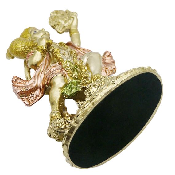 HinduGott Fliegende HanumanStatue – kleine indische Idol Hanuman Murti Pooja Skulptur Indien Herrn Figur für Home Office Tempel Mandir Diwali Puja Geschenke Artikel Buddha Dekor Yoga Altar Schrein