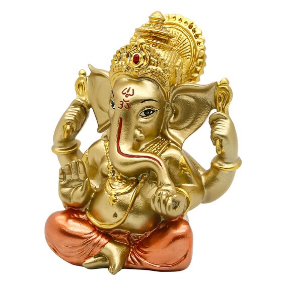 alikiki Indischer Elefant Buddha Ganesha Idol Statue – Skulptur Indien Home Temple Mandir Pooja Artikel Indische Hochzeit Return Geschenke Diwali Meditation Yoga Zimmer Altar Dekoration