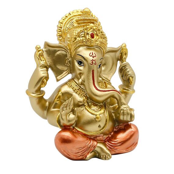 alikiki Indischer Elefant Buddha Ganesha Idol Statue – Skulptur Indien Home Temple Mandir Pooja Artikel Indische Hochzeit Return Geschenke Diwali Meditation Yoga Zimmer Altar Dekoration
