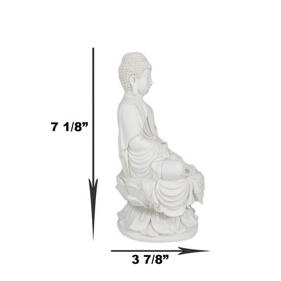 Ebros Eastern Erleuchtung meditierend – Buddha Amitabha Statue 18,4 cm Hoch für Home Altar Zen Dekoration Einzugs Decor