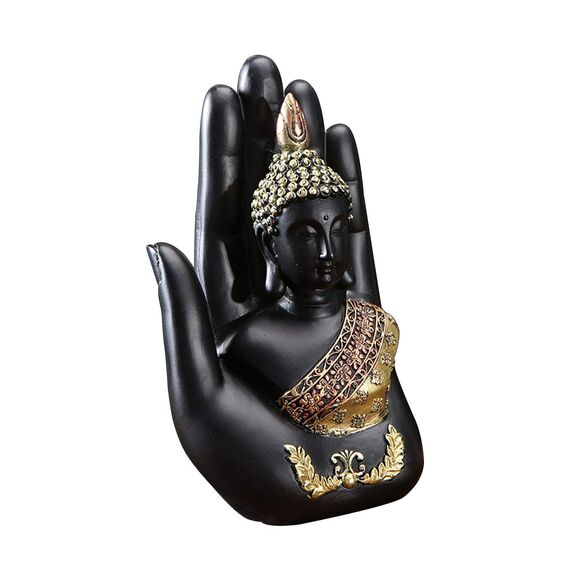 Buddha-Statue, Buddha, sitzend in der Hand, meditierender thailändischer Buddha, Heimdekoration, Buddha-Statue, geeignet für Flur, Schlafzimmer, Wohnzimmer und andere Orte