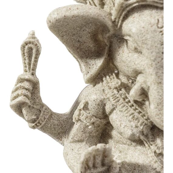 Larimuer Elefant Statue Figur Sandstein Ganesha Buddha Statue handgeschnitzte Skulptur